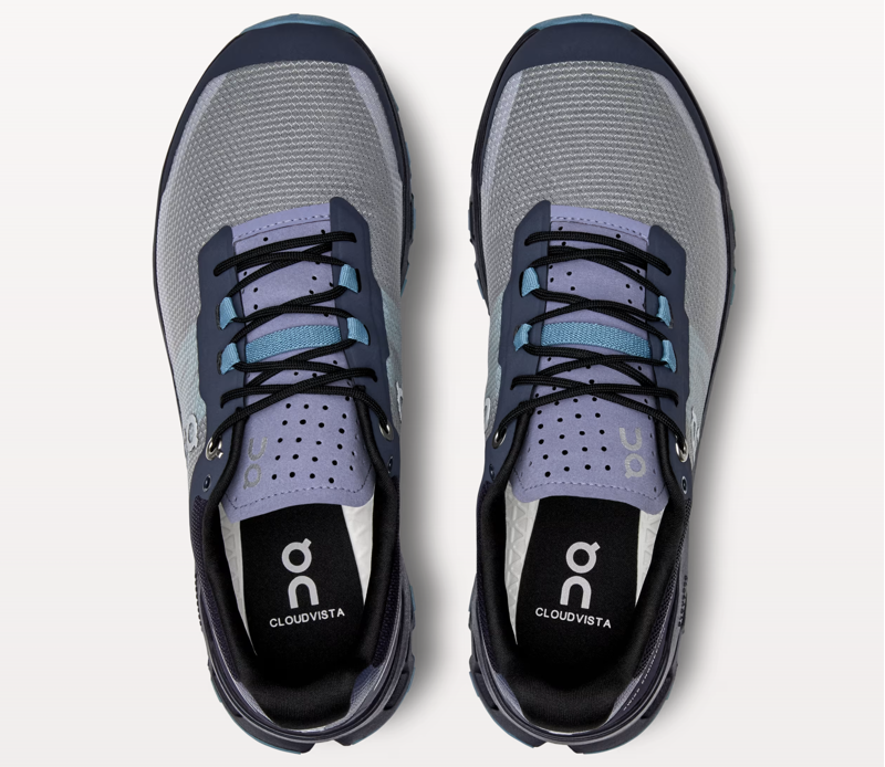 On Cloudvista Womens Trail Running Shoe - Navy Wash - Size 9-1